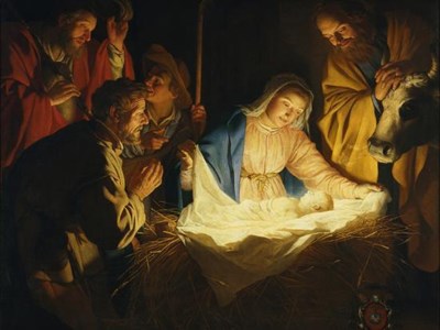 Manger Painting